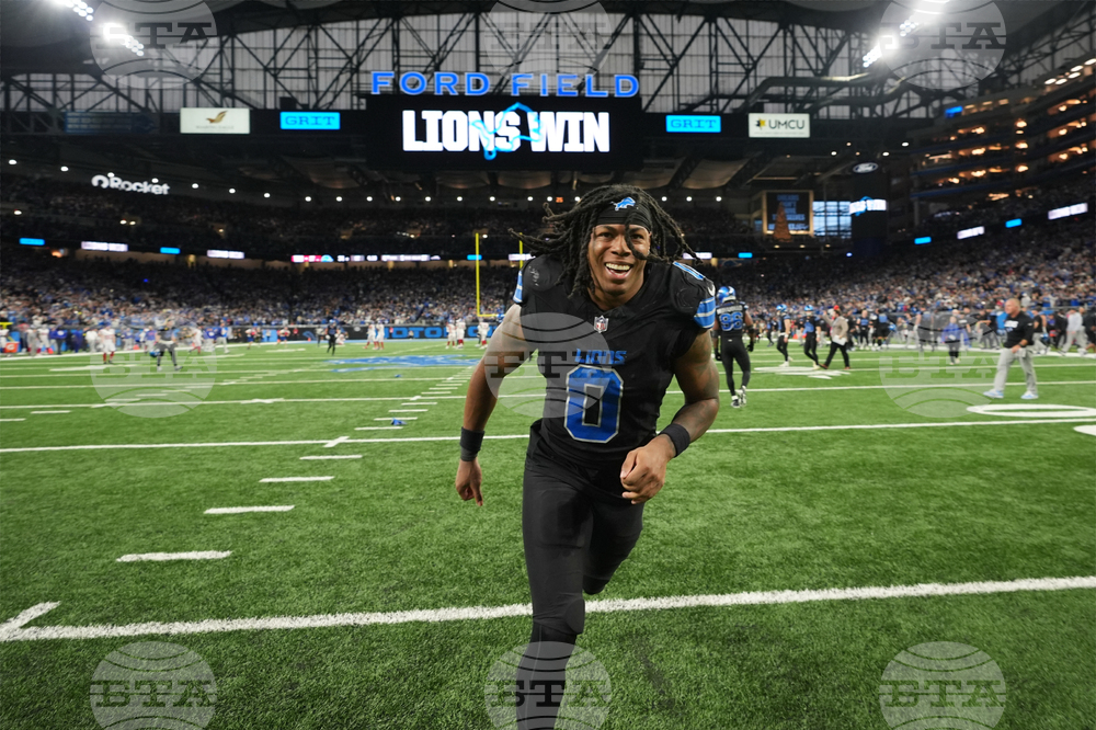 APTOPIX Giants Lions Football