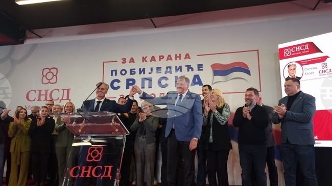 Милорад Додик: Победата на Синиша Каран на президентските избори в Република Сръбска е важна за стабилността