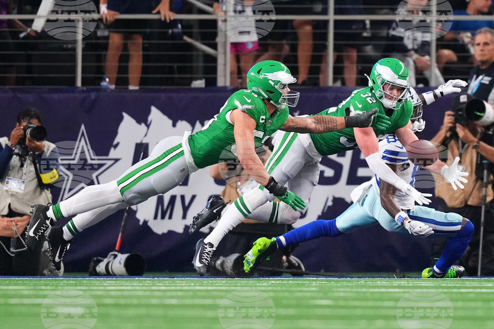 APTOPIX Eagles Cowboys Football