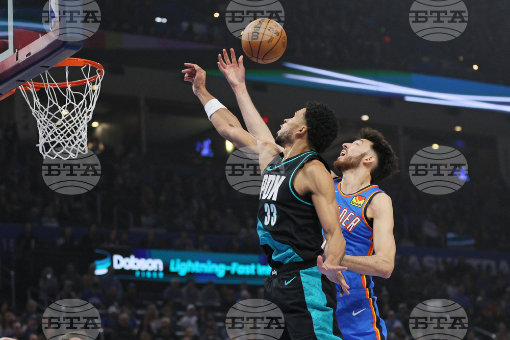 Trail Blazers Thunder Basketball