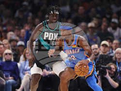 Trail Blazers Thunder Basketball