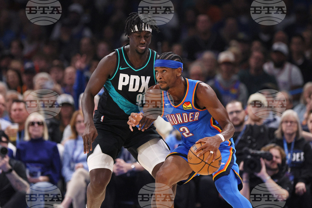 Trail Blazers Thunder Basketball