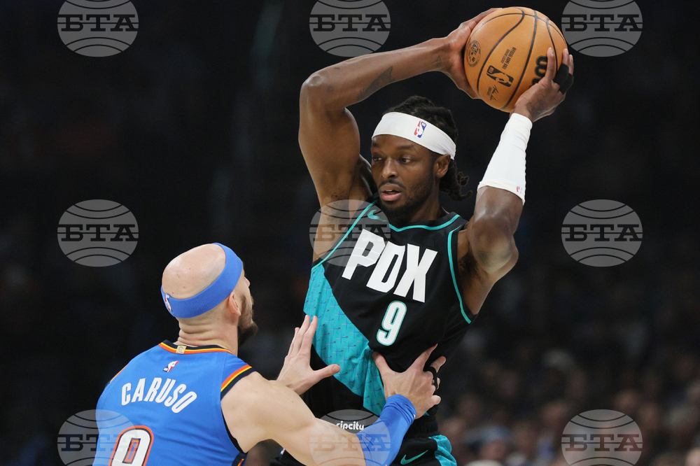 Trail Blazers Thunder Basketball