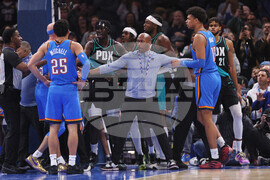 Trail Blazers Thunder Basketball