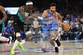 Trail Blazers Thunder Basketball