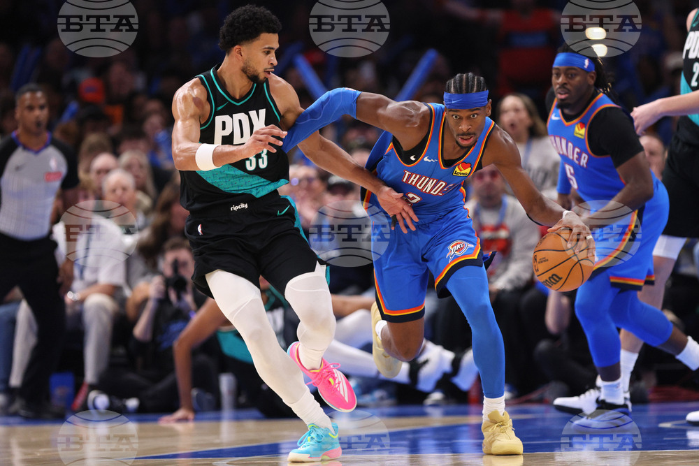 Trail Blazers Thunder Basketball