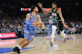 Trail Blazers Thunder Basketball