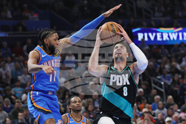 Trail Blazers Thunder Basketball