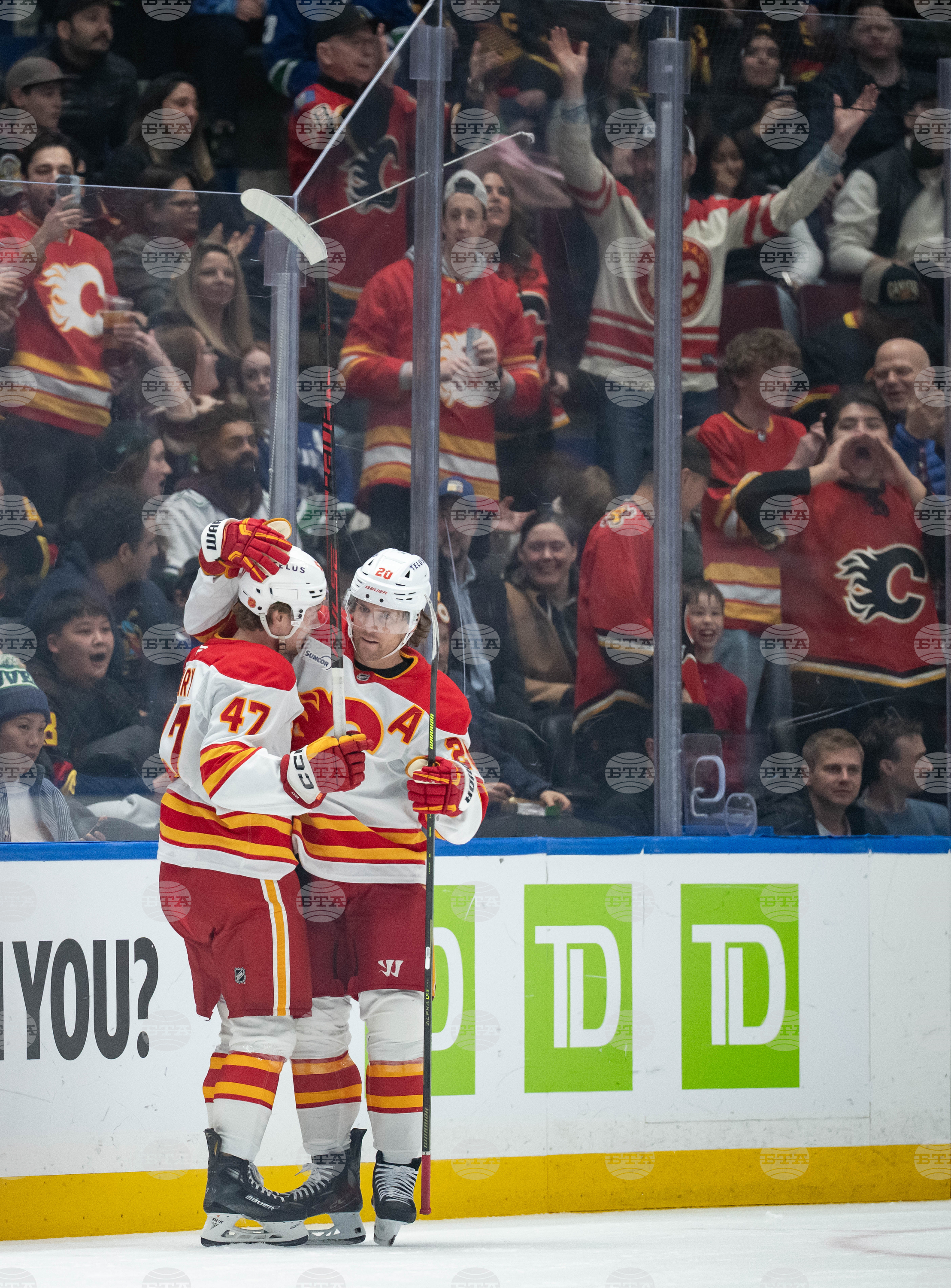 Flames Canucks Hockey