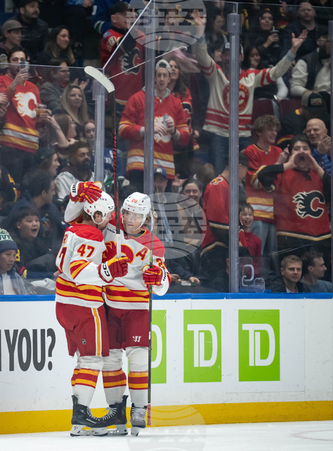 Flames Canucks Hockey