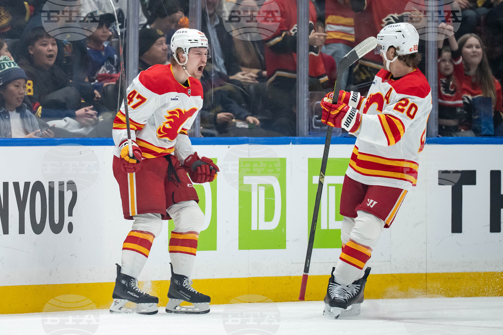 Flames Canucks Hockey