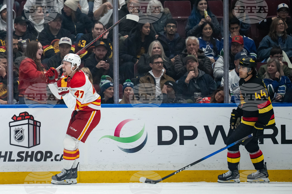 Flames Canucks Hockey