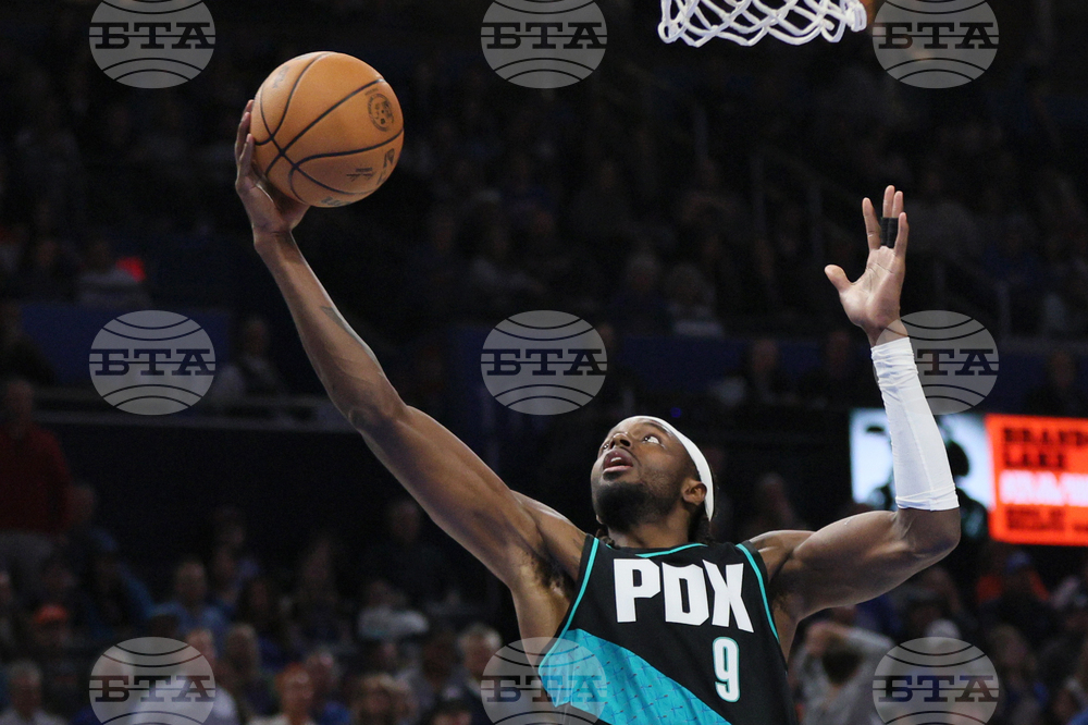 Trail Blazers Thunder Basketball