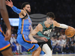 Trail Blazers Thunder Basketball