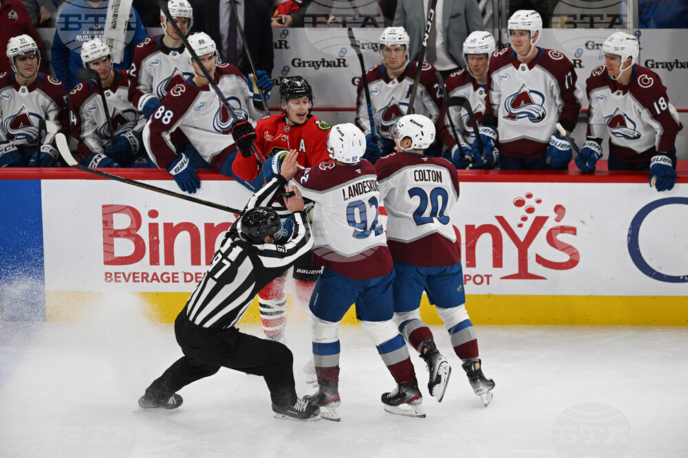 Avalanche Blackhawks Hockey