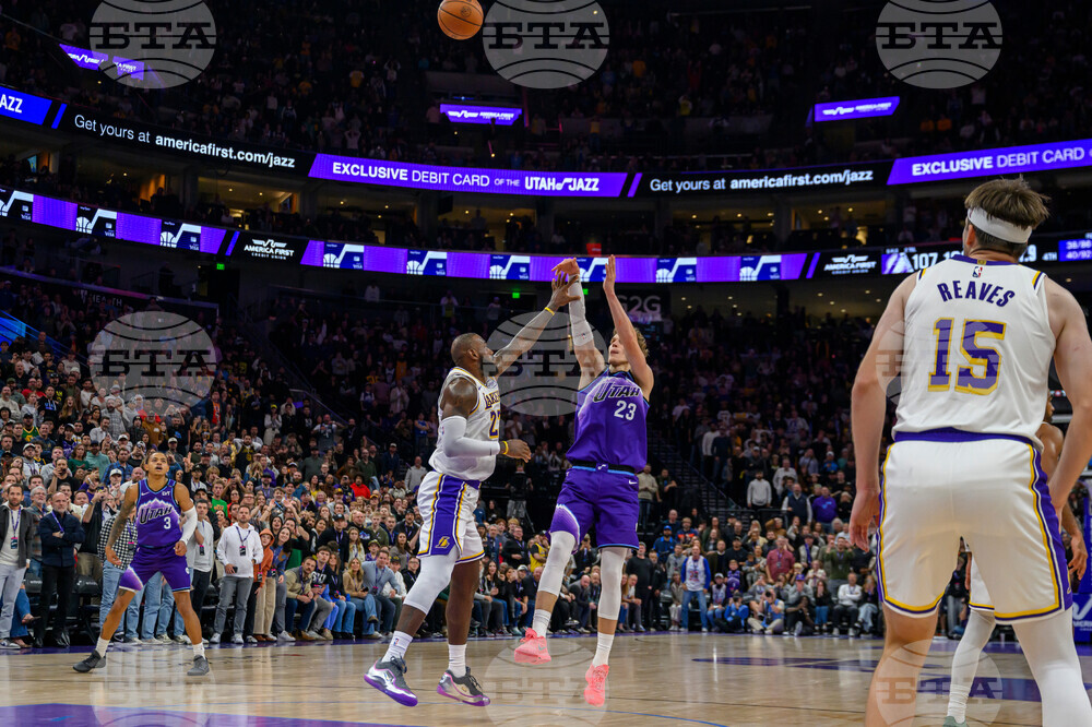 Lakers Jazz Basketball