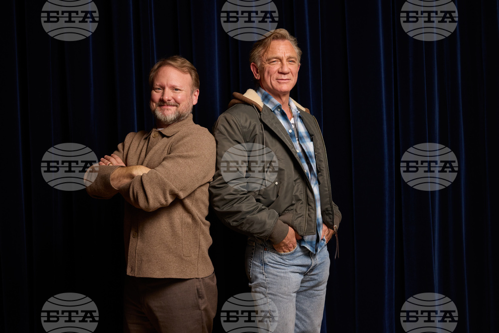 Daniel Craig and Rian Johnson Portrait Session