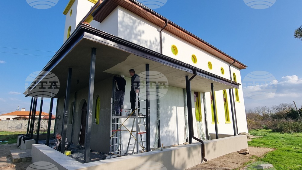 Село Генералово - храм „Свети Димитър“ - ремонт