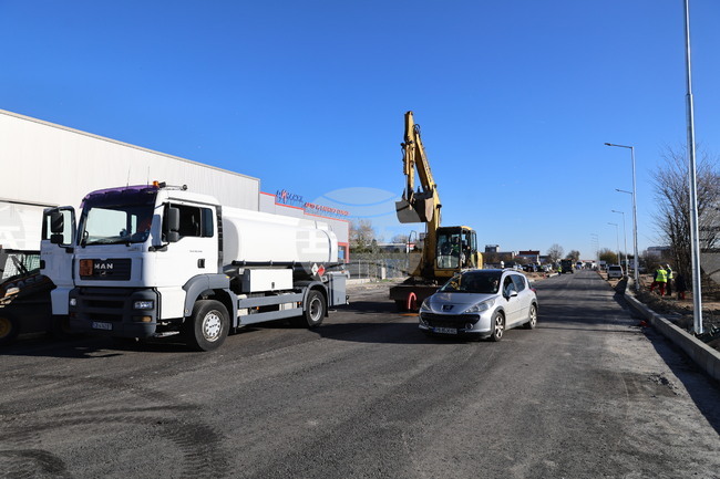 Пловдив - инспекция на ремонта на бул. "Рогошко шосе"