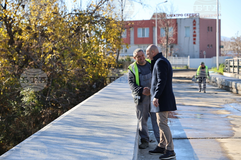 Пловдив - инспекция на ремонта на бул. "Рогошко шосе"