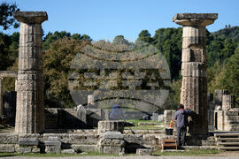 Greece Olympics Milan Cortina Flame Lighting