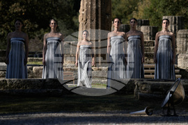 Greece Olympics Milan Cortina Flame Lighting