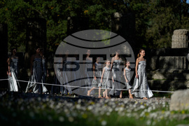 Greece Olympics Milan Cortina Flame Lighting