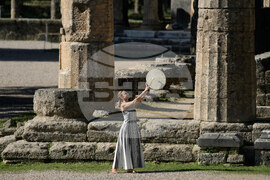 Greece Olympics Milan Cortina Flame Lighting
