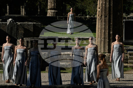 Greece Olympics Milan Cortina Flame Lighting