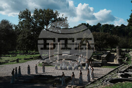 Greece Olympics Milan Cortina Flame Lighting