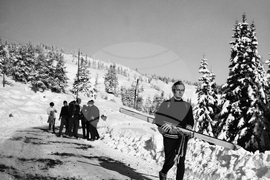 Зимен ден на Витоша през 1968 година