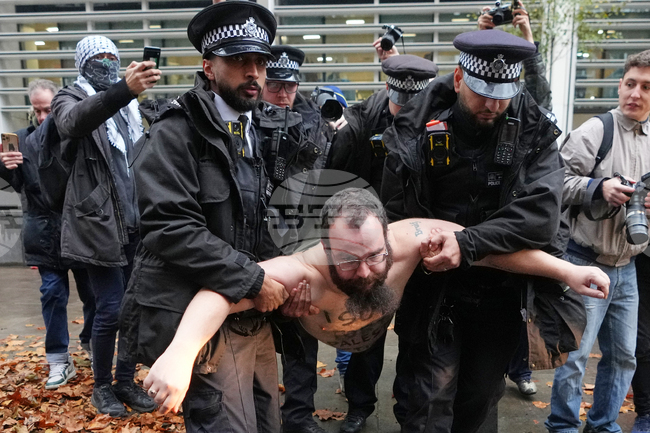 APTOPIX Britain Protest