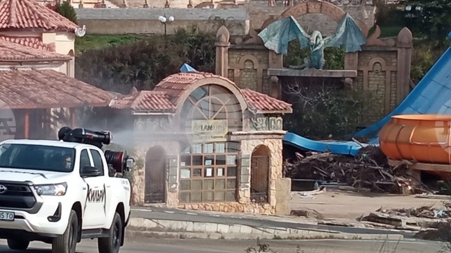 Извършена е дезинфекция в района на ваканционно селище Елените, съобщиха от Общината 