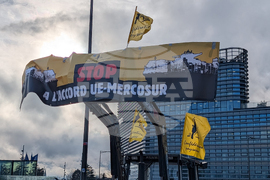 Франция - Страсбург - фермери - протест