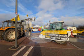 Франция - Страсбург - фермери - протест