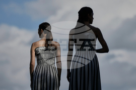 Greece Olympics Milan Cortina Flame Lighting