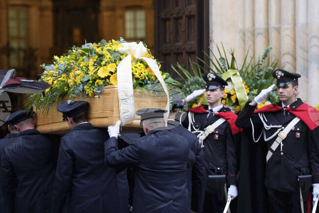 Italy Vanoni Funeral