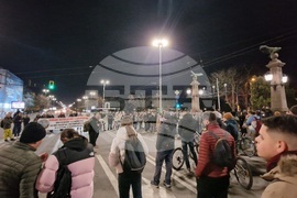 Протест на студенти по медицина и лекари специализанти