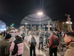 Протест на студенти по медицина и лекари специализанти