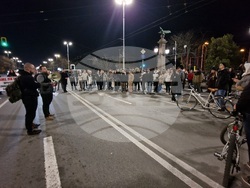 Протест на студенти по медицина и лекари специализанти