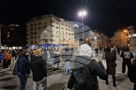 Протест на студенти по медицина и лекари специализанти