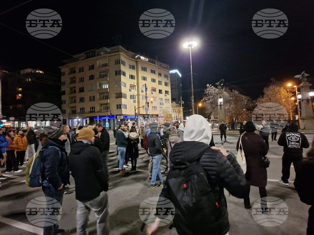 Протест на студенти по медицина и лекари специализанти