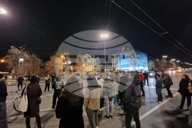 Протест на студенти по медицина и лекари специализанти