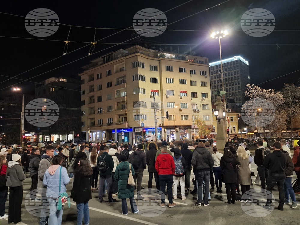 Протест на студенти по медицина и лекари специализанти