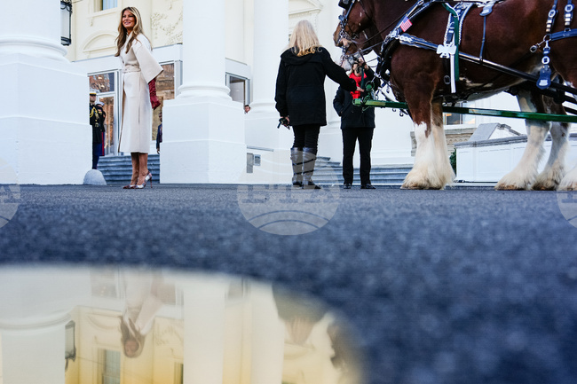 APTOPIX Trump White House Holidays