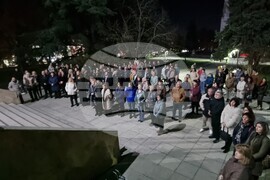 Шумен - барелеф на Станислав Ушев - откриване