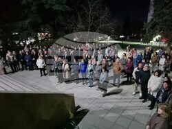 Шумен - барелеф на Станислав Ушев - откриване