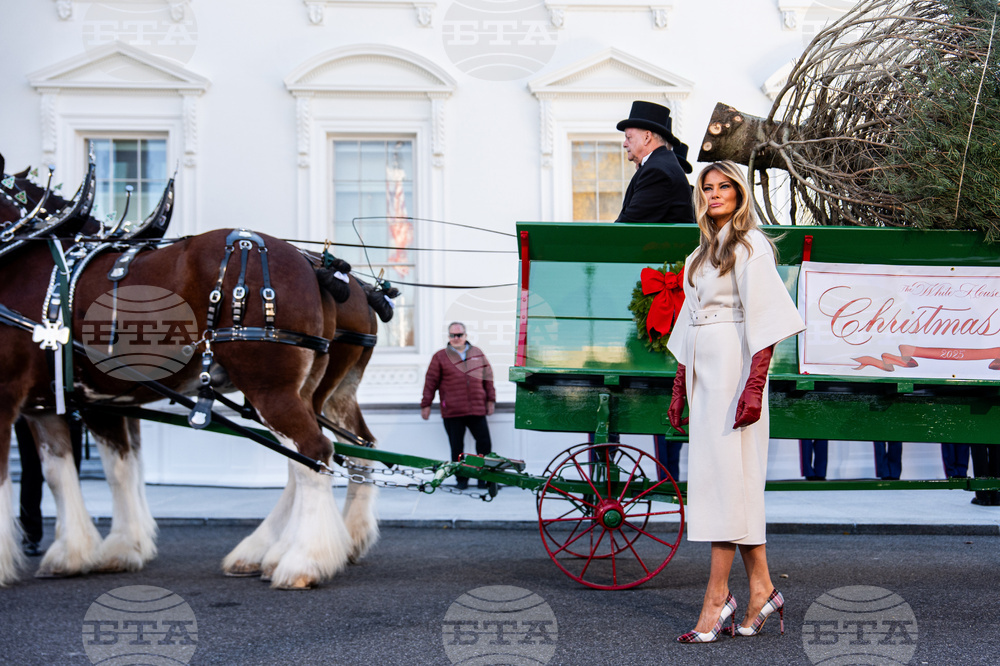 APTOPIX Trump White House Holidays