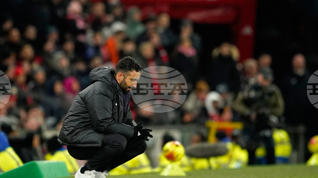 Мениджърът на Манчестър Юнайтед Рубен Аморим: „Евертън беше по-добрият отбор и с 11 човека, и с 10“