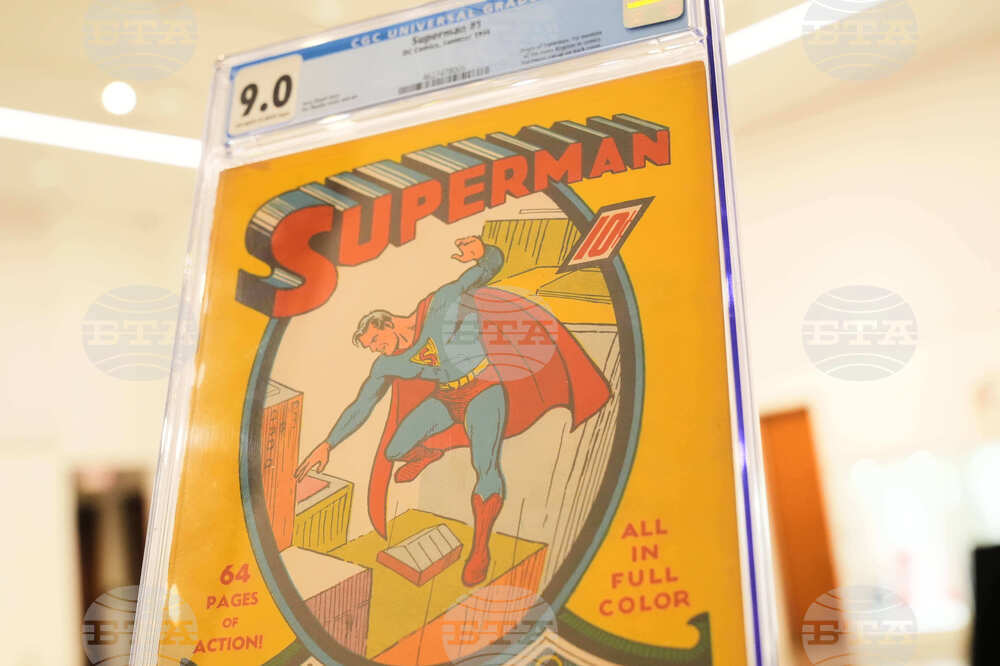 Superman Record Comic Book Sale